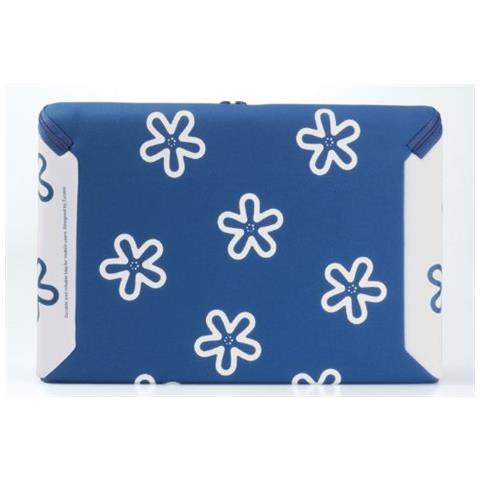 Second Skin 17" Custodia a tasca Blu, Bianco - Foto 1